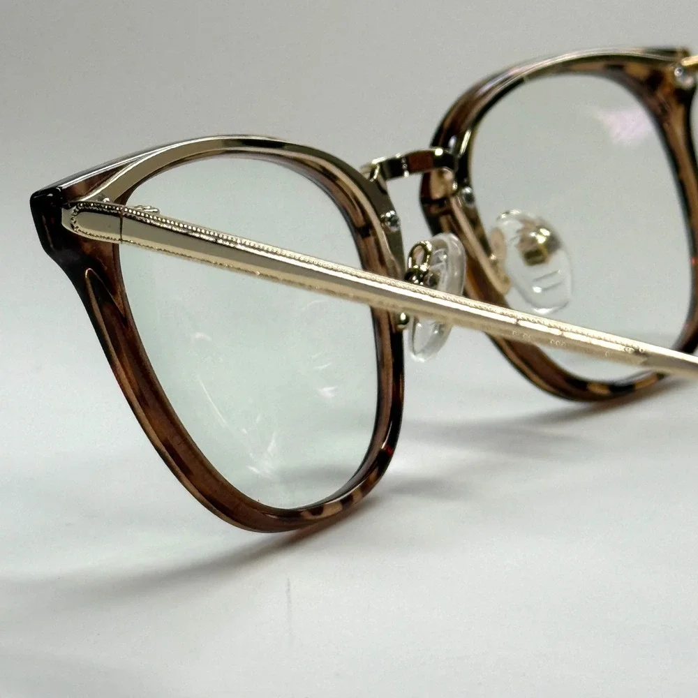 GlassesShop 811125‎ Eyeglasses Frame Only 50-22-145 Cat Eye Tortoise Shell Gold